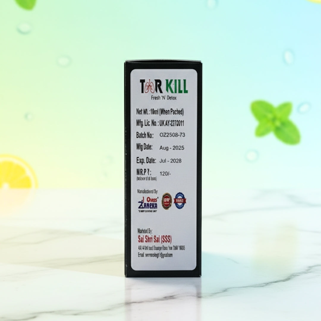 Tar Kill Fresh N Detox (Natural Mouth Freshner, Lung Cleanser & Detox Drink)
